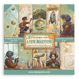 Stamperia Paper, Double-Sided Paper Pad 12"X12" 10/Pkg - A New Beginning