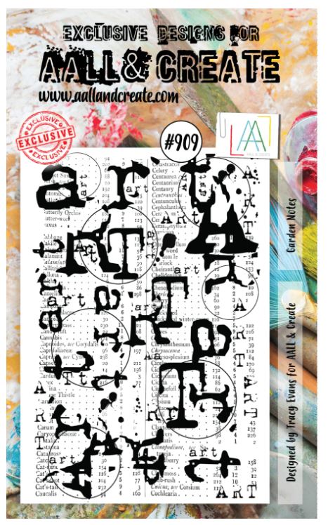 AALL & Create Stamp Set, 909 - Garden Notes
