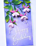 Memory Box Die, Happy Birthday Breezy Script