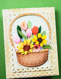 Memory Box Die, Flower Basket Bouquet