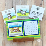 Taylored Expressions Square Calendar Cards - Moo-la-la