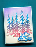 Memory Box Die, Evergreen Tree Stand