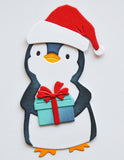 Memory Box Die, Gift Penguin