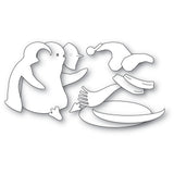 Memory Box Die, Sledding Penguin