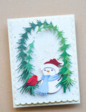 Memory Box Die, Snowman and Birdie Friend