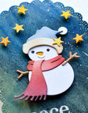 Memory Box Die, Fan Stitch Scalloped Arch Frame