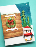 Memory Box Die, Snuggled Penguin