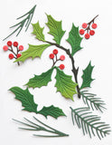 Memory Box Die, Evergreen Holly Bundle