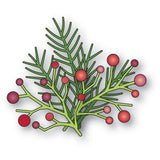 Memory Box Die, Pine and Berries Sprig