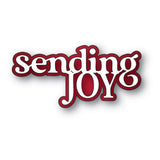Memory Box Die, Sending Joy Timeless Script