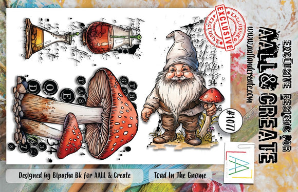 ALL & Create Stamp,  #1077 - Toad In The Gnome
