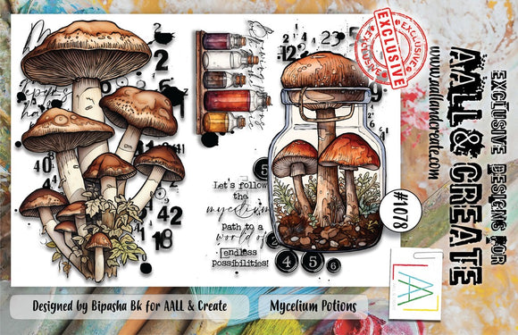 ALL & Create Stamp,  #1078 - Mycelium Potions