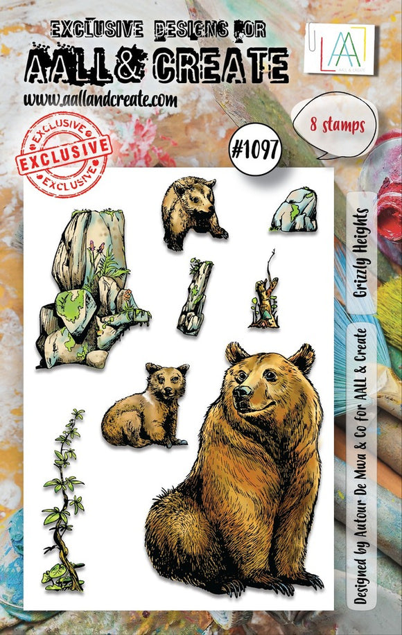 ALL & Create Stamp, #1097 - Grizzly Heights
