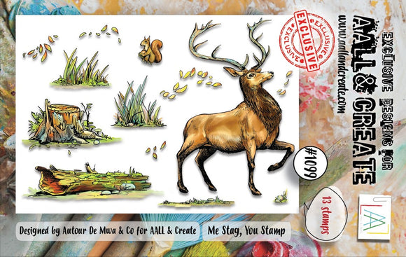 ALL & Create Stamp,  #1099 - Me Stag, You Stamp