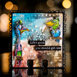 AALL and Create Stamp - Splatter Film