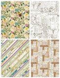 Arden Creative Studio Paper, 6in x 8in Decoupage Paper - Garden Chronicles