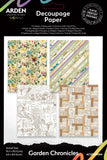 Arden Creative Studio Paper, 6in x 8in Decoupage Paper - Garden Chronicles