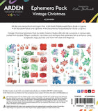 Arden Creative Studio Embellishment, Vintage Christmas - Ephemera Pack