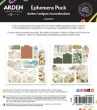 Arden Creative Studio Embellishments, Amber Ledgers Journalmakers Ephemera Pack
