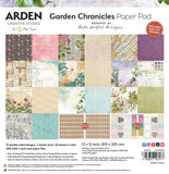 Arden Creative Studio Paper, 12in x 12in Paper Pad - Garden Chronicles