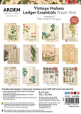 Arden Creative Studio Paper, 6in x 8in Paper Pad - Vintage Makers Ledger Essentials