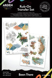 Arden Creative Studio Embellishment, Been There - Rub-On Transfer Set