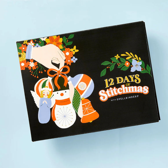Pre-Order NOW!   Spellbinders 12 Days of Stitchmas,  12 Day Advent Calendar 2024