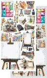 Alchemy of Art Paper, 6X12 Extras Paper Set, Art 01