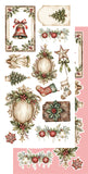 Alchemy of Art Embellishment, 6X12 Extras Paper Set - The Magic of December