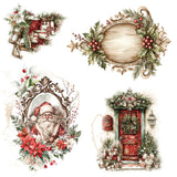 Alchemy of Art Paper, Embellishment, Rub-on Transfer - The Magic of December