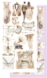 Alchemy of Art Paper, 6X12 Extras Paper Set, Romantic Boho