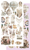Alchemy of Art Paper, 6X12 Extras Paper Set, Romantic Boho