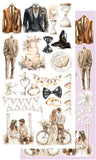 Alchemy of Art Paper, 6X12 Extras Paper Set, Romantic Boho