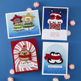 Spellbinder Die, Chimney Caper Clear Stamp & Die Set