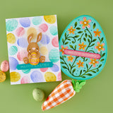 Spellbinders Embossing Folder, Ornate Eggs 3D by Simon Hurley