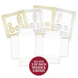 Hunkydory Paper, Deco-Large Box Frames - Square & Rectangle Collection