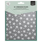 Vaessen Creative Embossing Folder, 3D - Stars