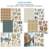 Ciao Bella Paper - A Walk in Venice, Junk Journal & Ephemera Book