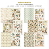 Ciao Bella Paper - Golden Winter Junk Journal & Ephemera Book