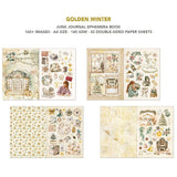 Ciao Bella Paper - Golden Winter Junk Journal & Ephemera Book