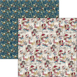Ciao Bella Paper - Bohemian Burgundy Pad 12"x12"