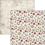 Ciao Bella Paper - Bohemian Burgundy Pad 12"x12"