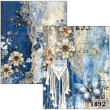 Ciao Bella Paper - Mixed Media Book Urban Blue Denim A4 Maxi