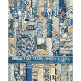 Ciao Bella Paper - Mixed Media Book Urban Blue Denim A4 Maxi