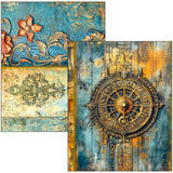 Ciao Bella Paper - Mixed Media Book,  Past Time