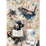 Ciao Bella Paper - Rice Paper A5 MIXED 8/Pkg The Witch's Grimoire