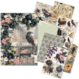 Ciao Bella Paper - Rice Paper A5 MIXED 8/Pkg The Witch's Grimoire