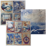 Ciao Bella Paper, 6x6 MIXED 6/Pkg An Artist Journey