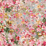 Crafters Companion Paper, Spring Floral Print Paper Pad - 12" x 12"