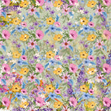 Crafters Companion Paper, Spring Floral Print Paper Pad - 12" x 12"
